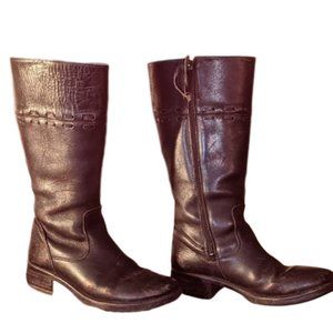 LL Bean Black Leather Boots. 7M